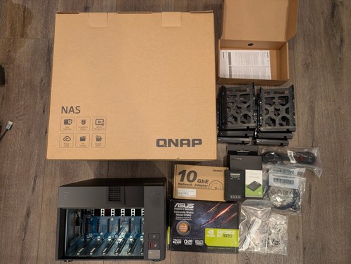 Qnap 673a 16g bay homelab - 6-bay,