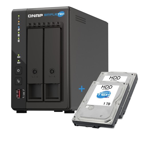 Qnap 253e bay nas 2x - ts-253e, 2-bay